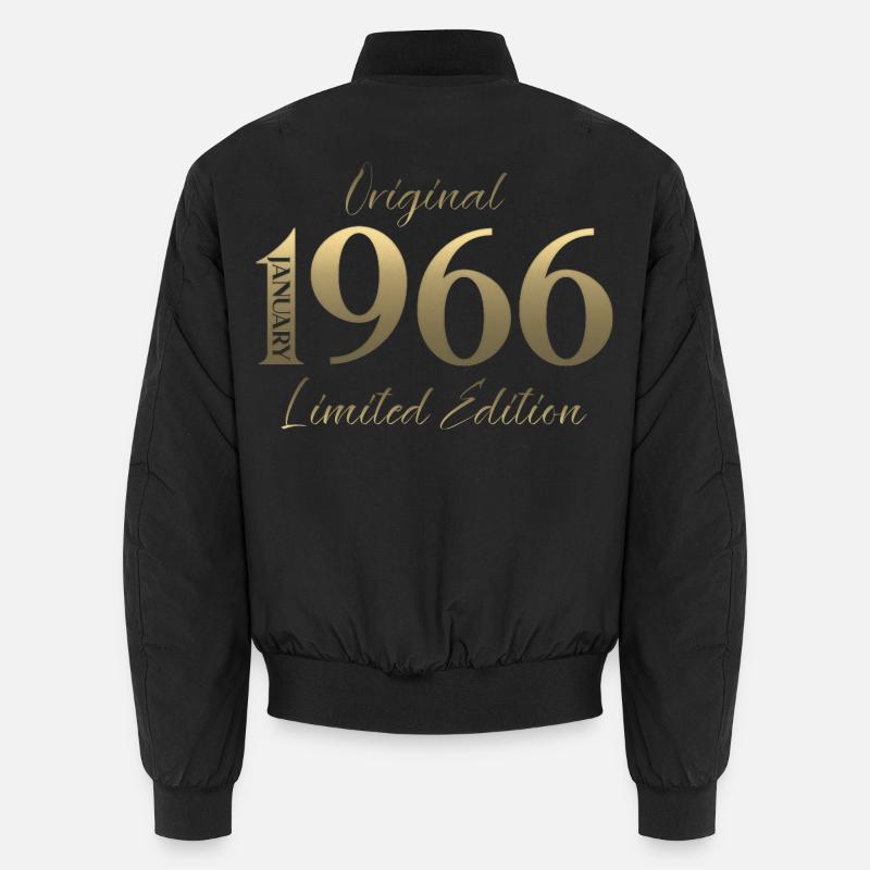 60e anniversaire Original Millésime janvier 1966 Bomber unisexe
