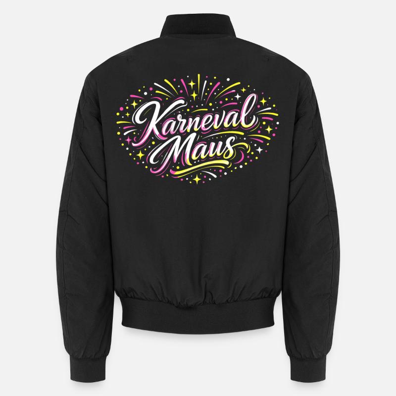 Kölner Karnevalsmaus Alaaf Lustig Fasching Geschen Unisex Bomberjacke