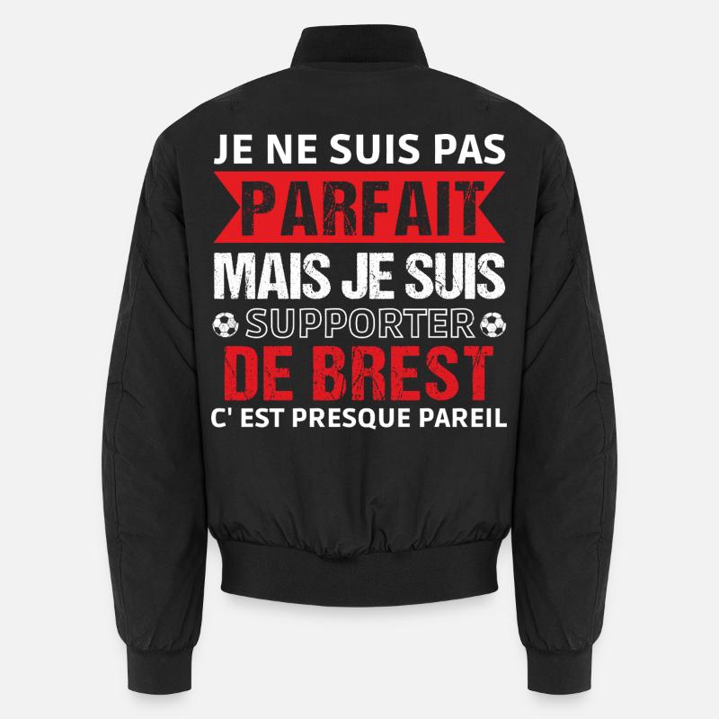 Brest-Supporter Brest Fußballgeschenk Unisex Bomberjacke