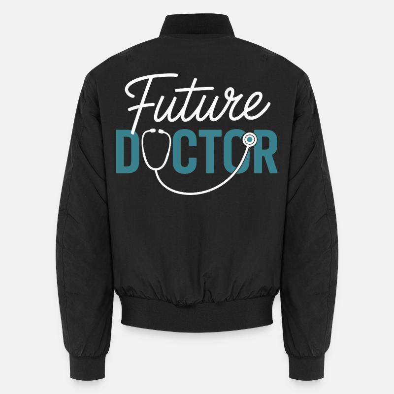 Future Doctor Stethoscope Design Unisex Bomber Jacket