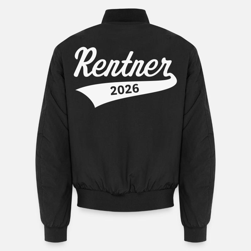Retirees 2026 (Pension/Retirement/White) Unisex Bomber Jacket