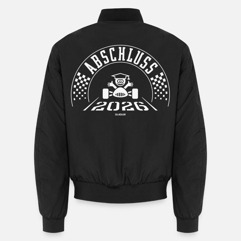 Graduation 2026 (Graduation / Finish / W) - Unisex Bomber Jacket - black