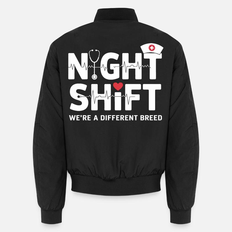 NachtSchicht Herzpfleger – Race différente Bomber unisexe