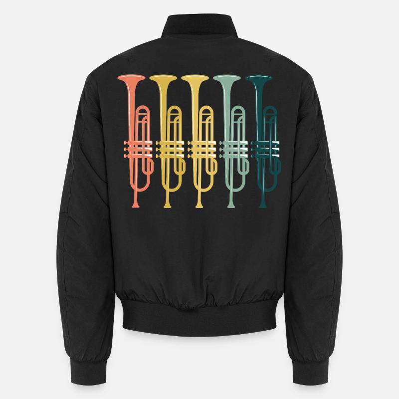 Trumpets Retro Vintage Unisex Bomber Jacket