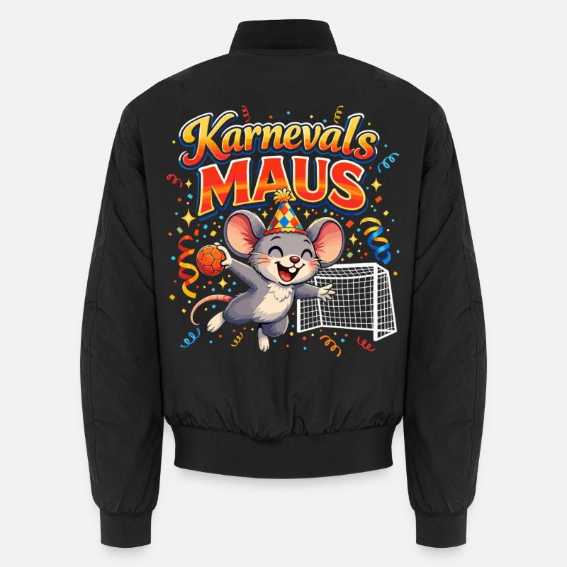 Carnaval Souris Handball Cadeau Funny Carnaval Bomber unisexe