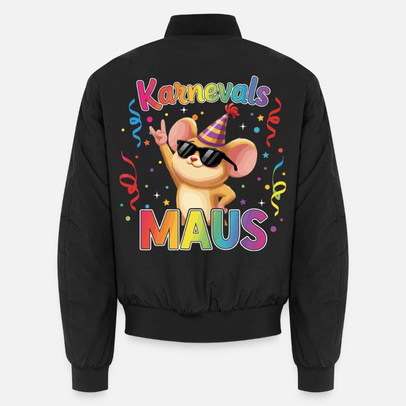 Cadeau de pierre de Carnaval Mouse Cologne Bomber unisexe