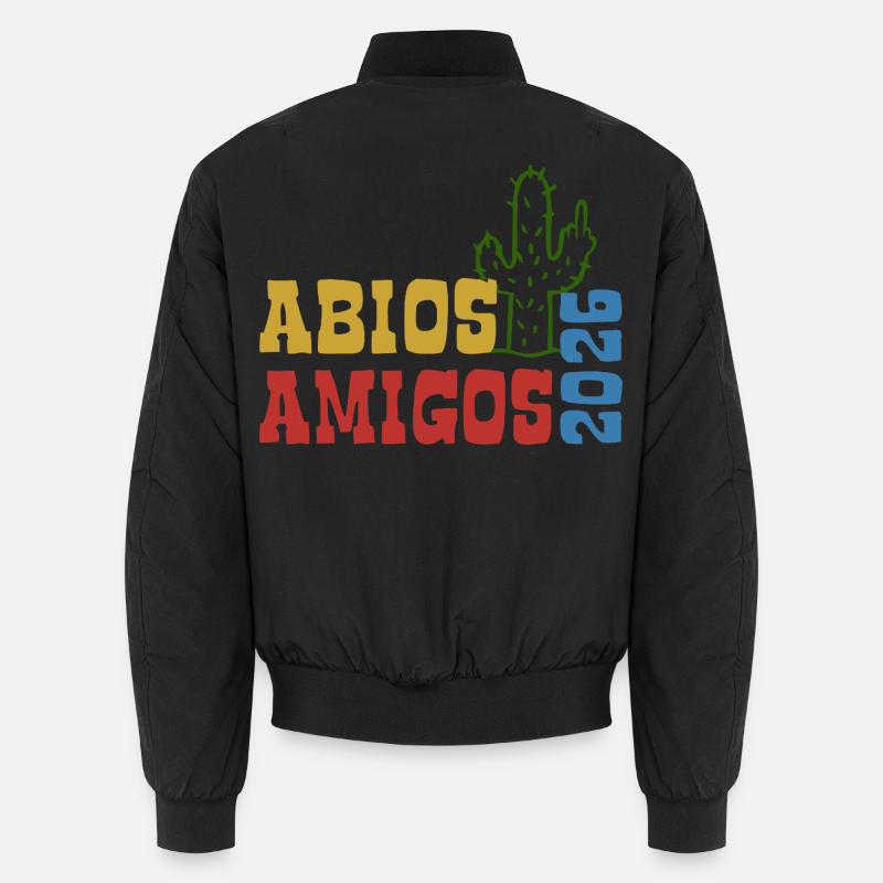 Abios Amigos 2026 - Abitur - Cactus Gift Unisex Bomber Jacket