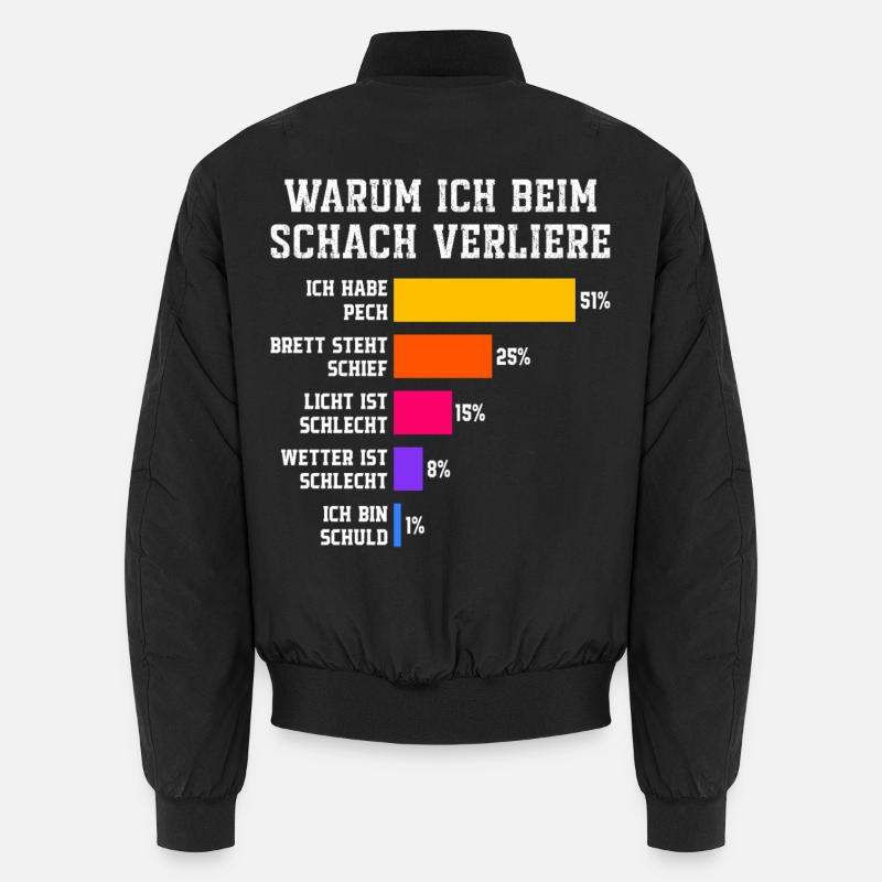 Why I lose at squash Squash - Unisex Bomber Jacket - black