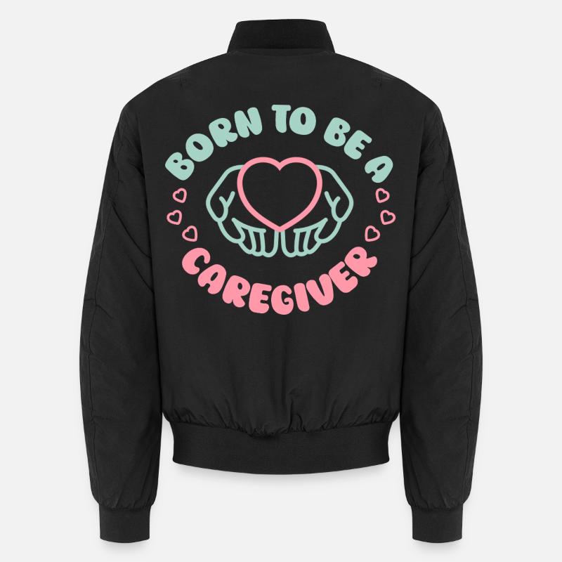 Pflegerin Pfleger Altenpflege - Unisex Bomberjacke - Schwarz