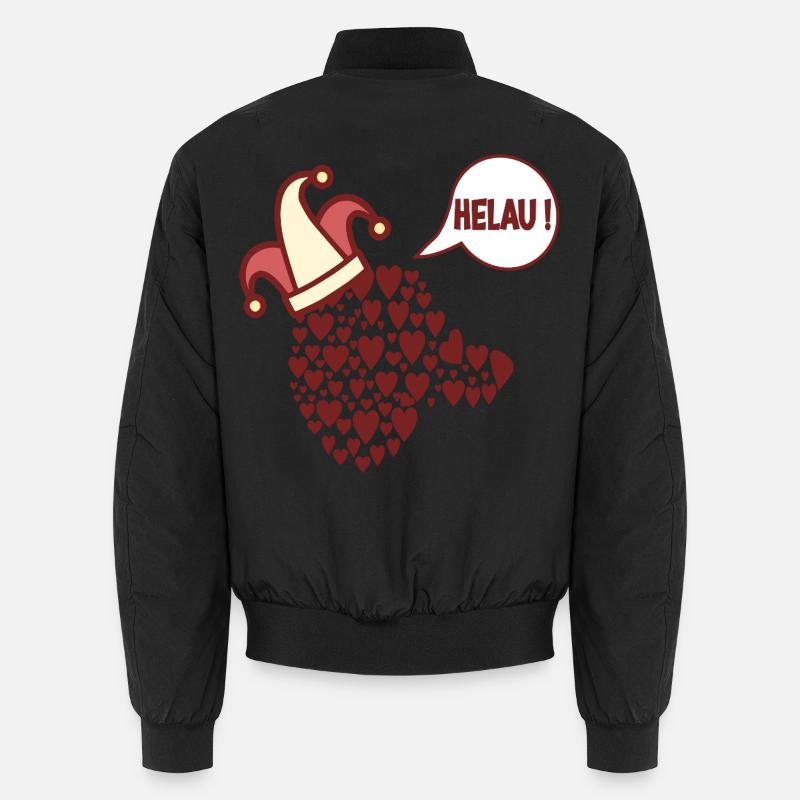 Carnaval de costumes de teckel Helau Bomber unisexe