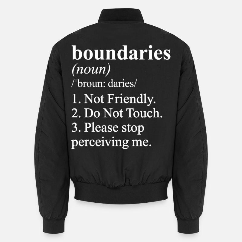 Not Friendly Funny Definition Meme Unisex Bomber Jacket