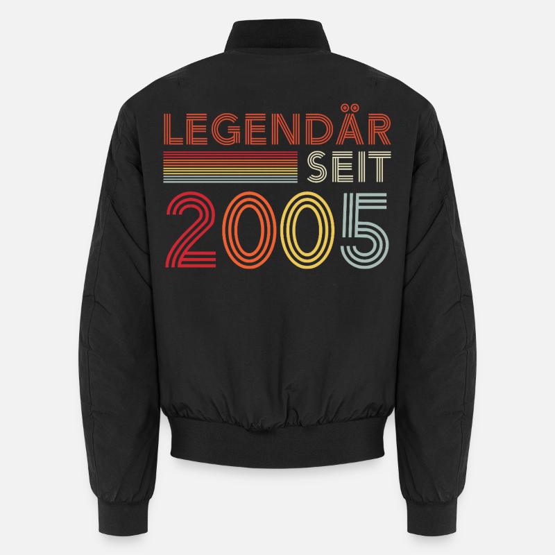 Legendär Seit 2005 Mann Geburtstag Unisex Bomberjacke