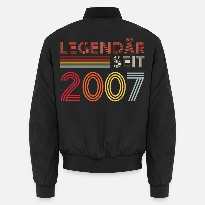 Legendär Seit 2007 Mann Geburtstag Unisex Bomberjacke