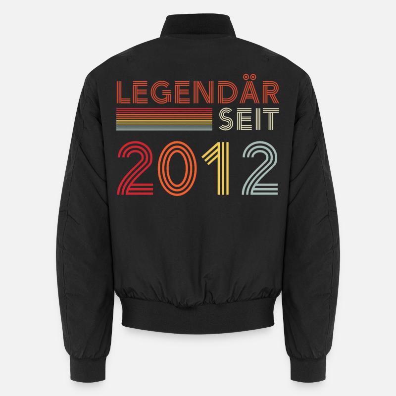 Legendär Seit 2012 Mann Geburtstag Unisex Bomberjacke