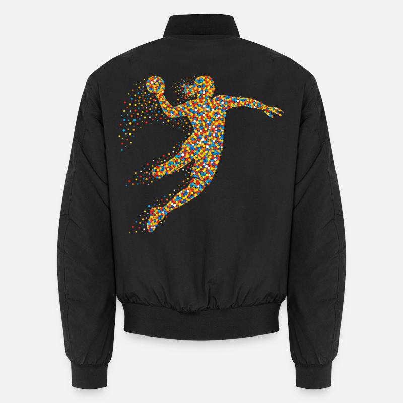Handball Mädchen Spruch  Unisex Bomberjacke