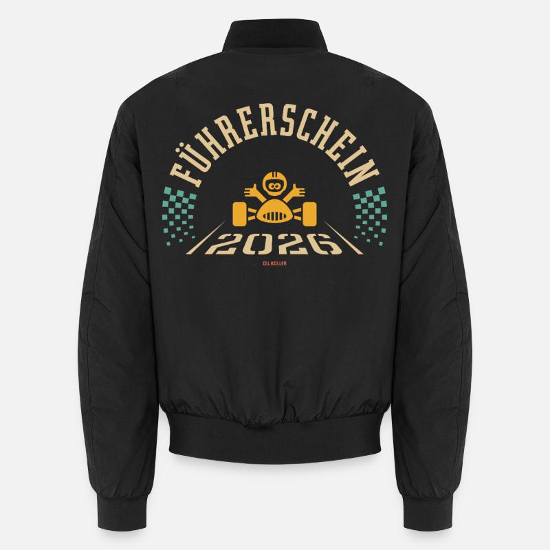 Driving licence 2026 (novice driver / 4C) Unisex Bomber Jacket