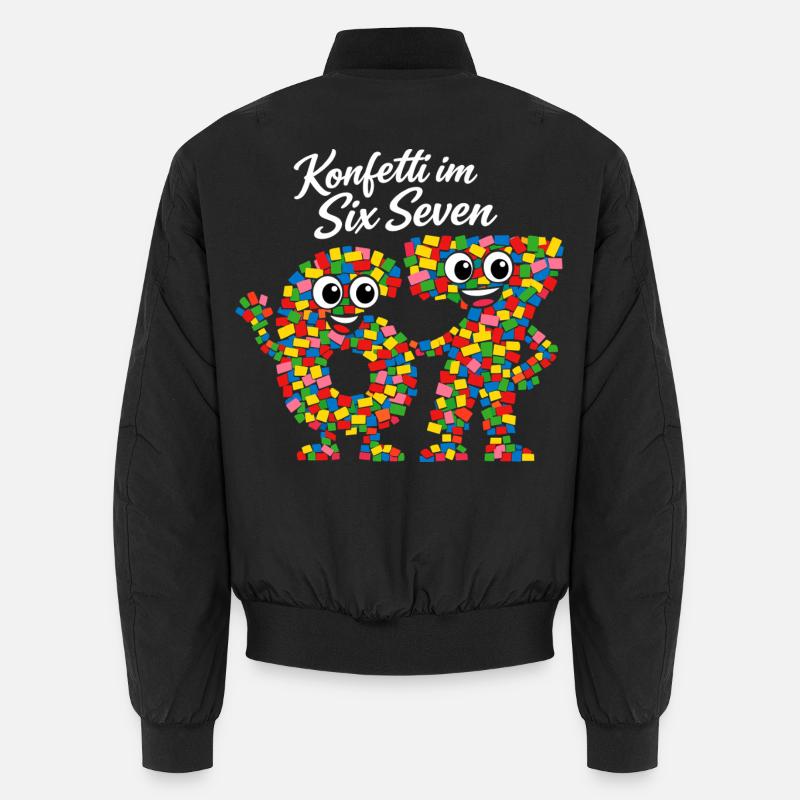 67 Six sept confettis dans le cœur Bomber unisexe
