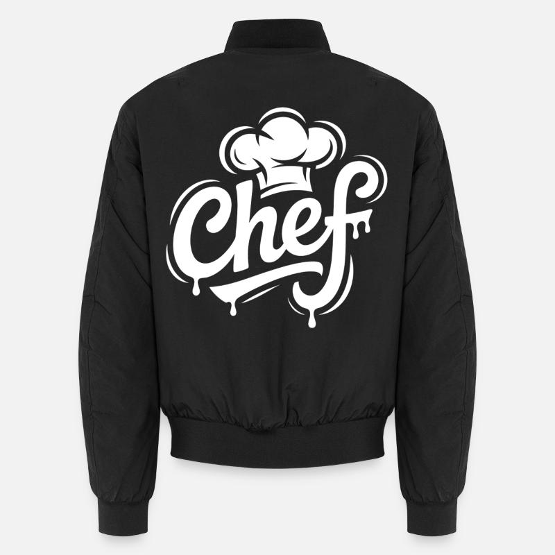 Lettrage du logo du chef Bomber unisexe