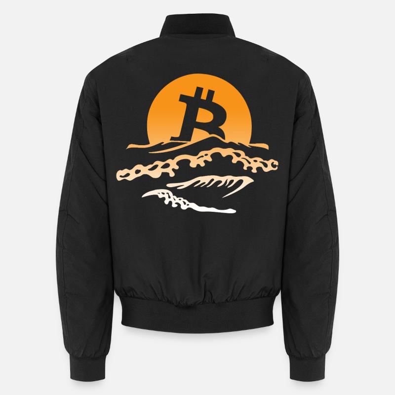 Bitcoin Dusk - Bomber unisexe - noir
