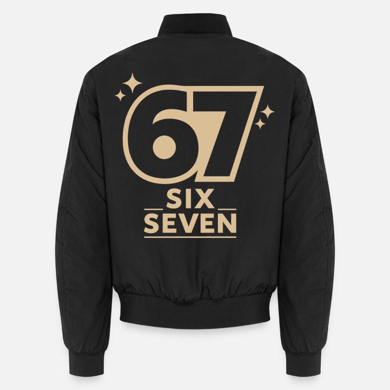 67 - Unisex Bomberjacke - Schwarz