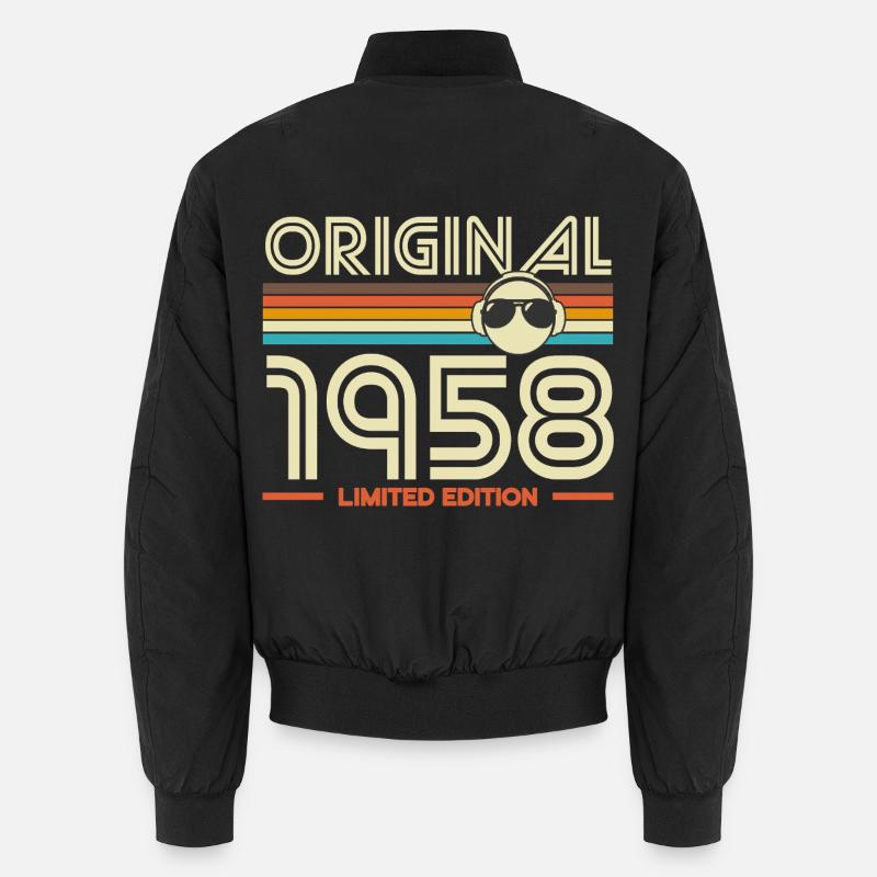 Originale Retro-Edition von 1958 Unisex Bomberjacke