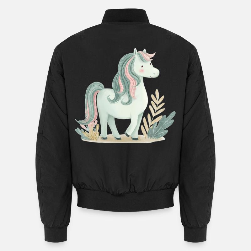 Cheval Poney Mignon Bomber unisexe