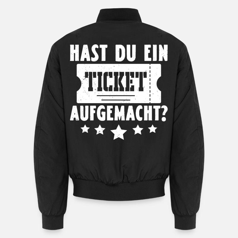 Codeur scientifique : AS-TU OUVERT UN TICKET, DRÔLE DE PERSONNE ? Bomber unisexe