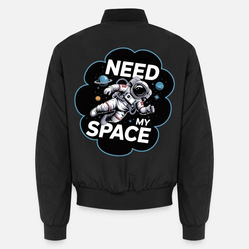 Need My Space Astronaut Unisex Bomberjacke