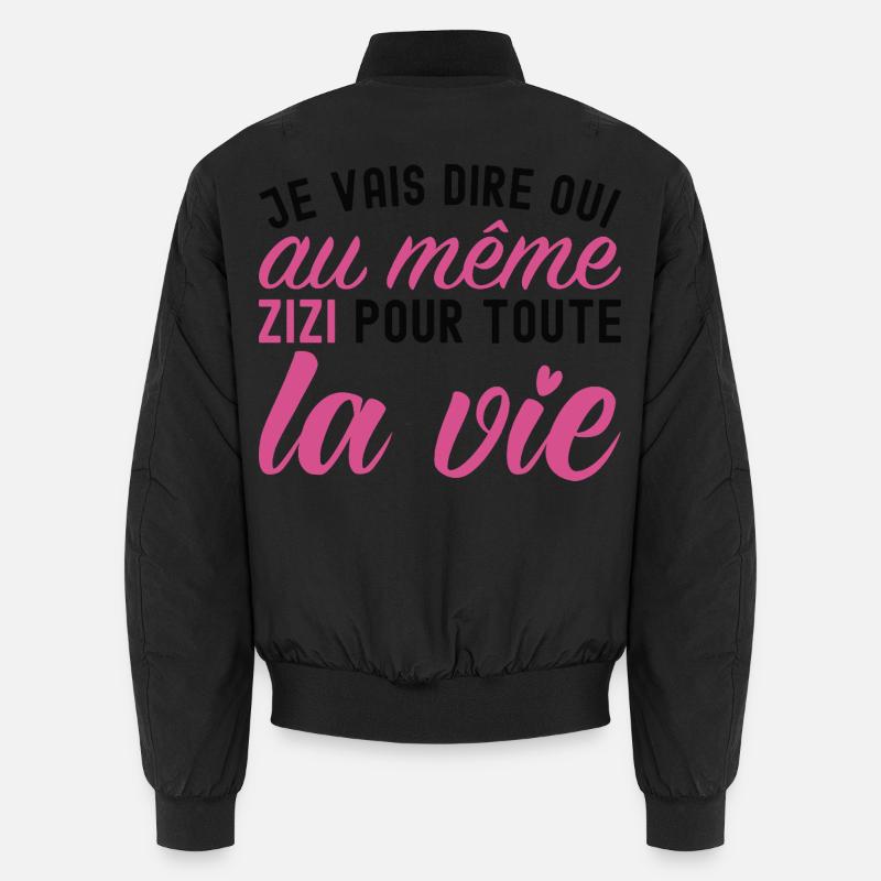 The Same Zizi for the Whole Life Bride Future Unisex Bomber Jacket