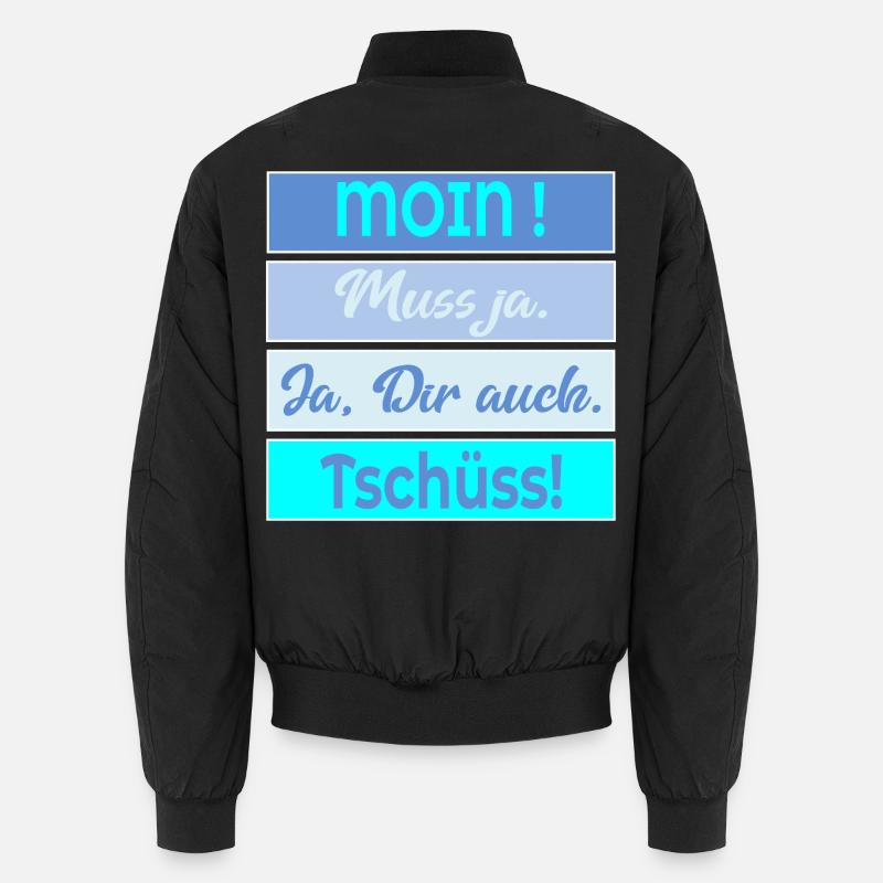 Chat Moin Bye - Unisex Bomber Jacket - black