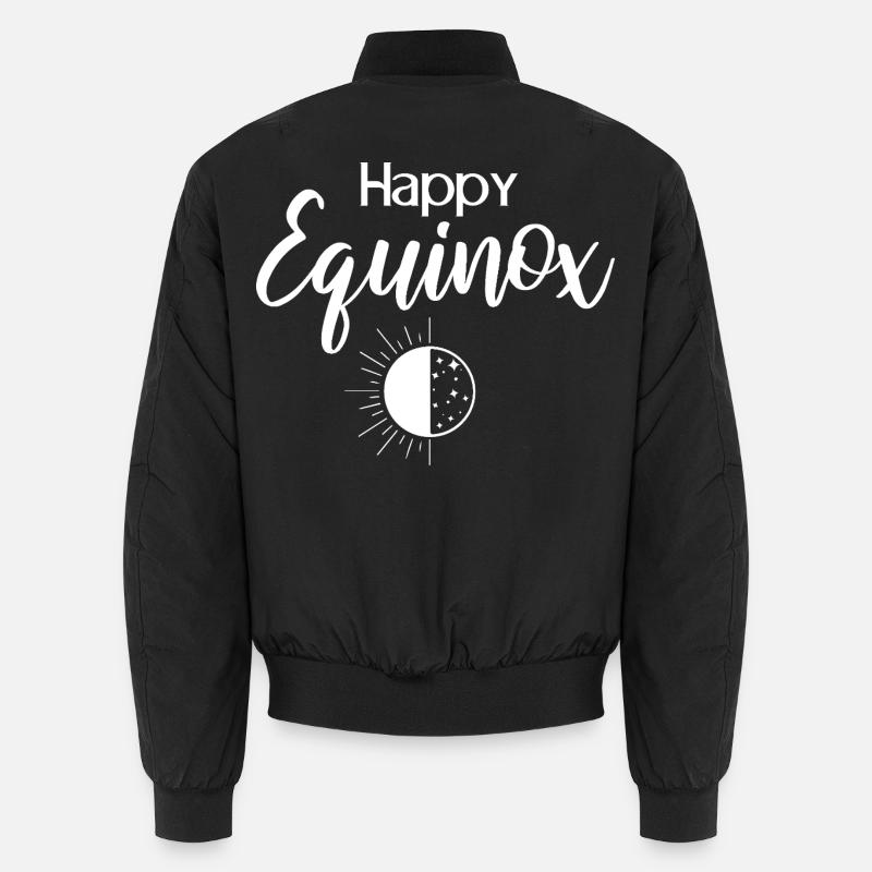 Happy Equinox Easter Ostara Pagan Spring Unisex Bomber Jacket