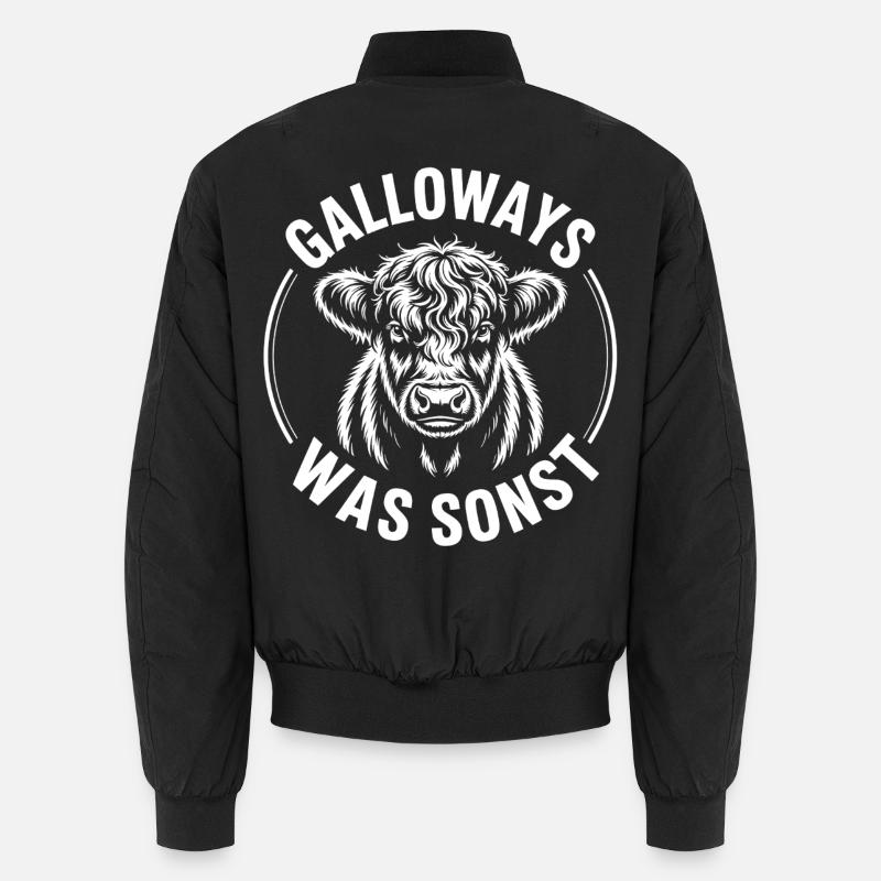 Galloway Beef Head Unisex Bomber Jacket