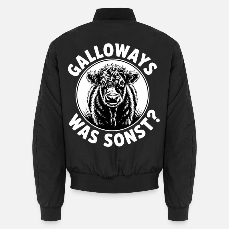 Graphique du cercle de vache de Galloway Bomber unisexe
