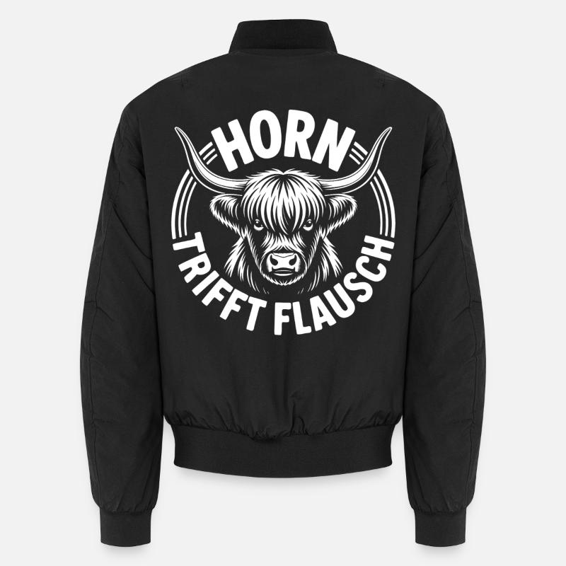 Le cor des Highlands rencontre le fluff Bomber unisexe