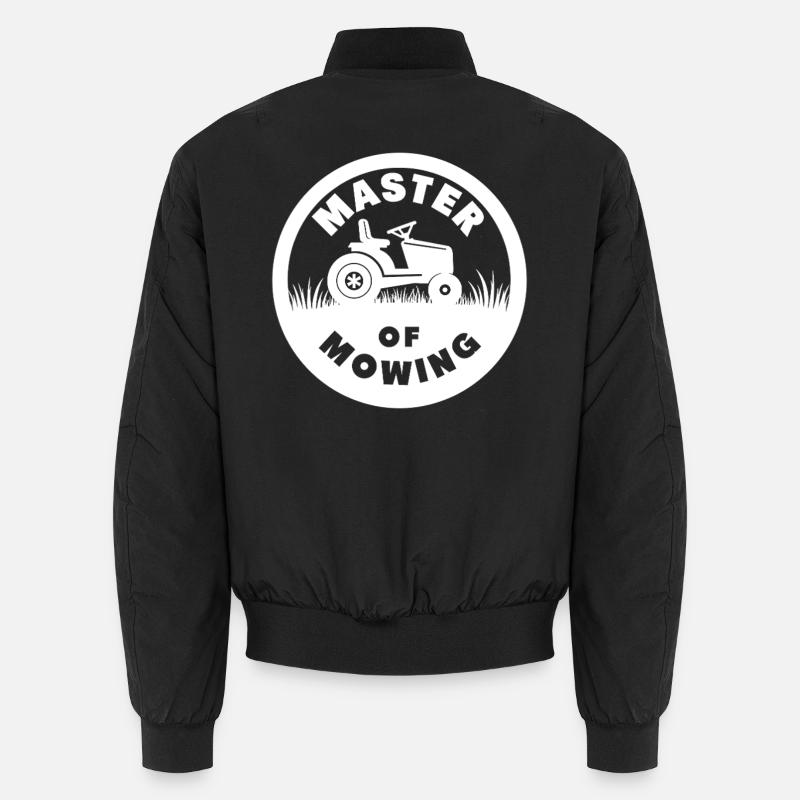 Master of Mowing Rasenmäher Traktor Unisex Bomberjacke