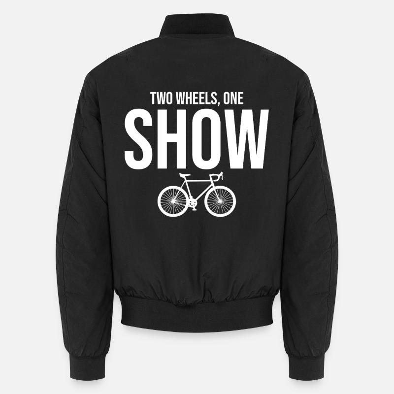 Professionel cykelakrobatik performancekunst - Unisex bomberjakke - sort