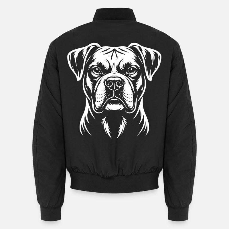 Boxer Head Unisex Bomber Jacket