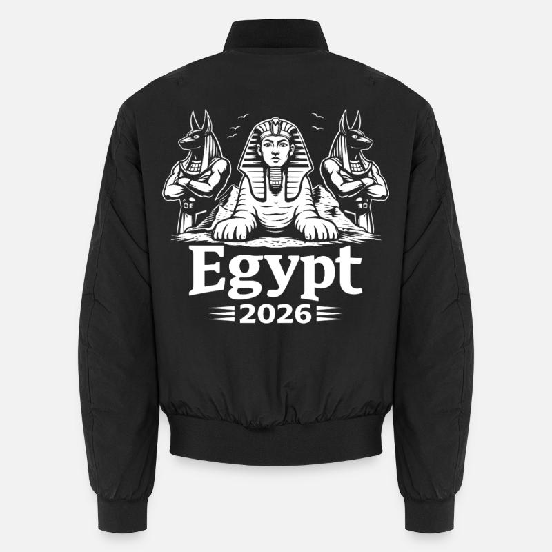 Sphinx Anubis Égypte 2026 Mysticisme Bomber unisexe