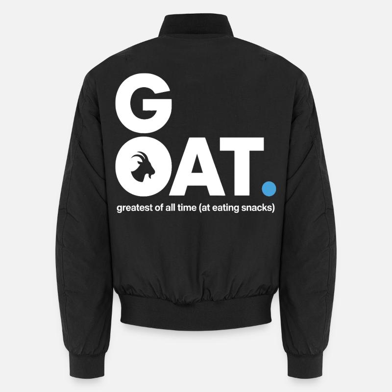 GOAT Snack Saying Unisex Bomber Jacket