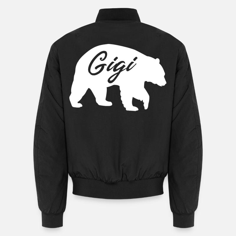 Gigi Bear süßes Oma-Geschenkhemd Unisex Bomberjacke
