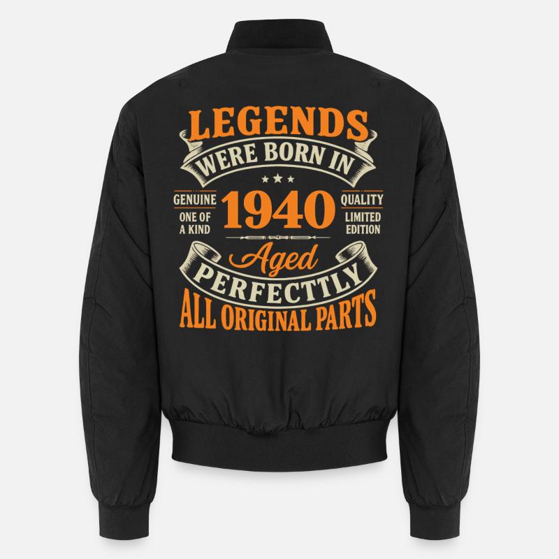 Legends 1940 Perfekt gealtert Unisex Bomberjacke