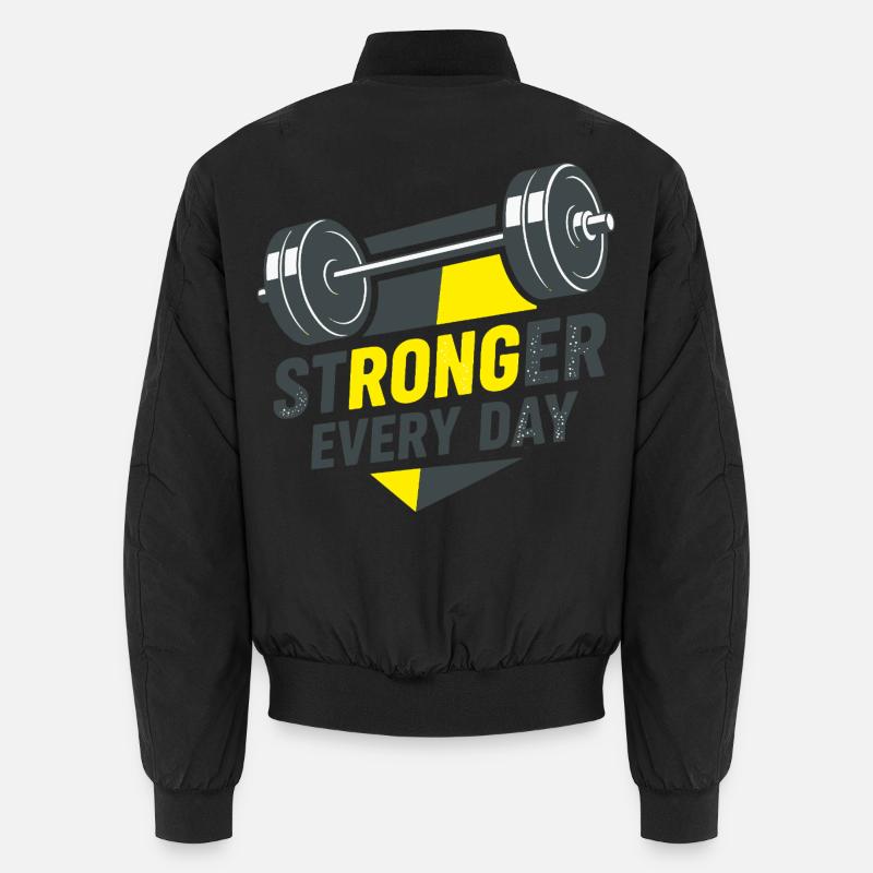 design_001 - Bomber unisexe - noir