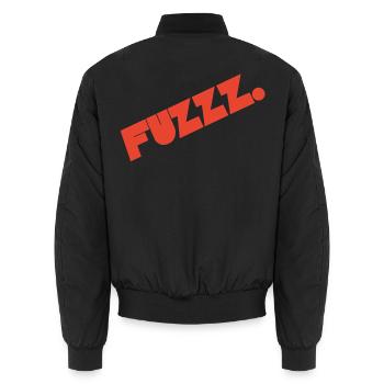 FUZZZ - Bomber unisexe - noir - Dos - AI Model Male 185 light (185cm)