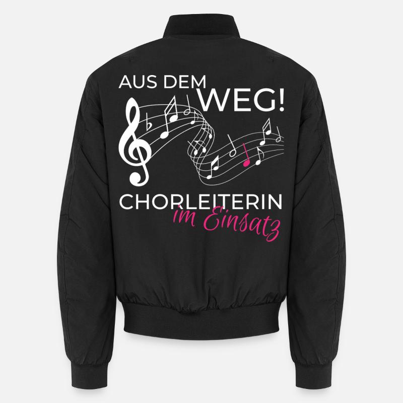 Chorleiterin im Einsatz Unisex Bomberjacke
