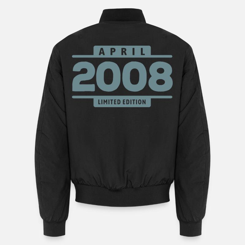 Édition limitée cadeau d’anniversaire avril 2008 Bomber unisexe