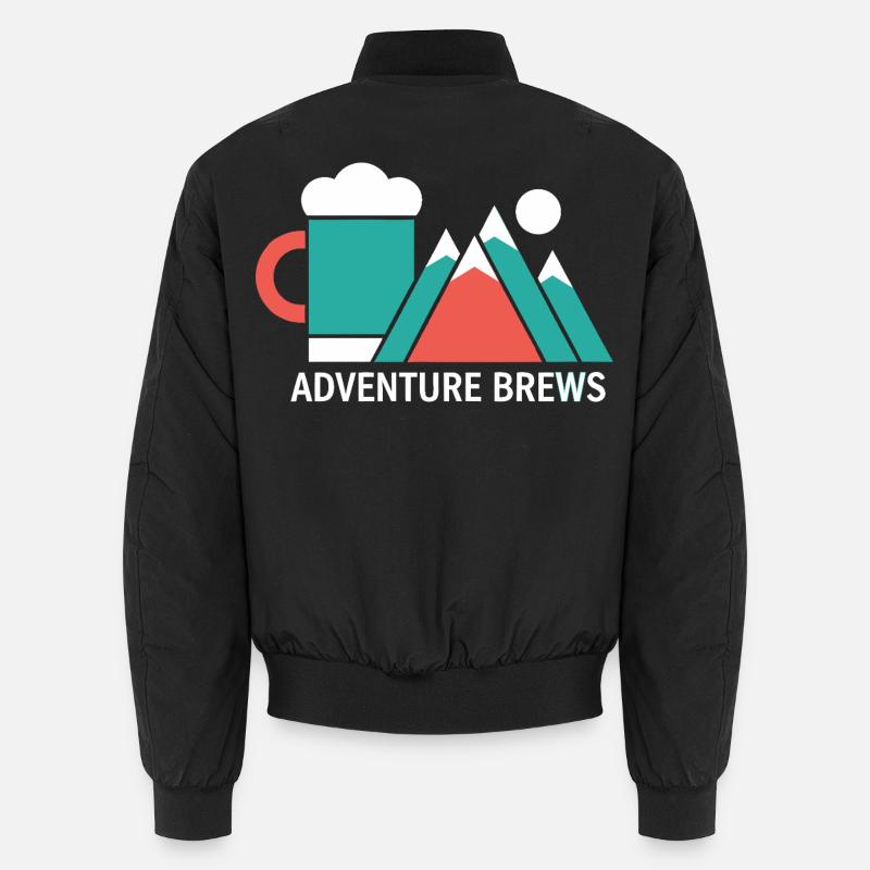 Adventure Brews Wandern Bier Unisex Bomberjacke