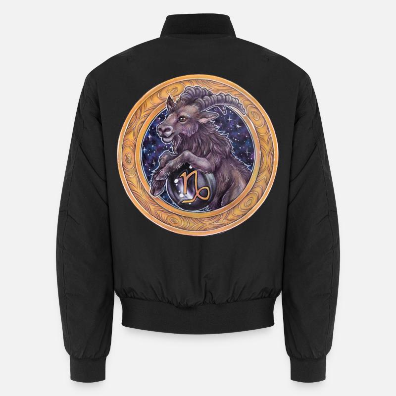 Signe du zodiaque Sternzeichen Steinbock Capricorne Bomber unisexe