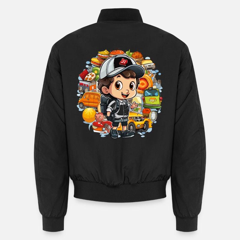 Essensabenteuer Entdecker Unisex Bomberjacke