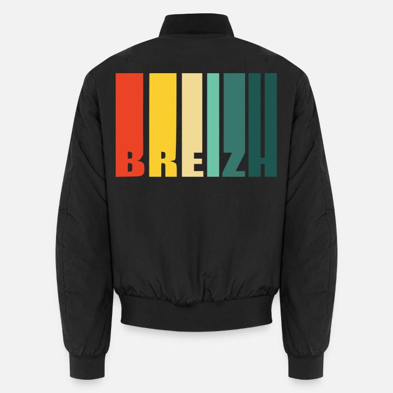 Breizh - Unisex Bomber Jacket - black