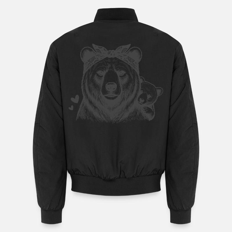 Maman Ours avec l’Enfant Bomber unisexe